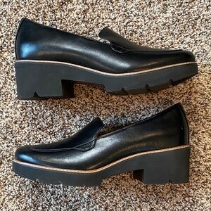 Naturalizer Black Leather Women's Loafers